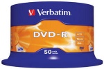 Płyta Verbatim DVD+R 50szt cake 