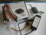 Adapter IDE USB SATA/ATA z zasilaczem do kazdego dysku, napędu CD DVD DVDRW, ak-07