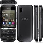 nokia asha 300 grafit- zepsuty dotyk, brak kalibracji, stan obudowy bdb, simlock nieznany 