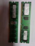 pamięć 2x1GB pc2-5300 667MHz DDR2 samsung DIMM m378t2953ez3 para