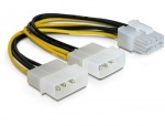 kabel rozdzielacz zasilania 2xHDD/1xPCI Express 8pin molex do kart graficznych