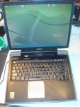 laptop Toshiba Satellite SA10-S203 Celeron 2,2 ghz, 40gb, 1gb, dvd, wifi, xp zasilacz