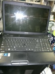 laptop Toshiba C660D-15L 15,6' LA-6843P AMD HDD-320GB, 3GB, 15.6 Win7 zepsuty