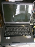 laptop Toshiba Satellite L300 DualC T4300@2x2.16GHz 4GB 15,4 bez hdd, zepsuty