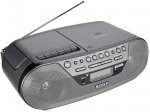 Sony CFD-S07CP radiootwarzacz CD z kasetą + pilot, uszkodzony