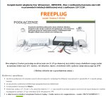 transmiter sieciowy 230V Powerline FREEPLUG freebox F-PL01A multiroom